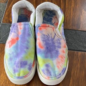 NIKE Colorful Tie-Dye Slip-On Shoes
